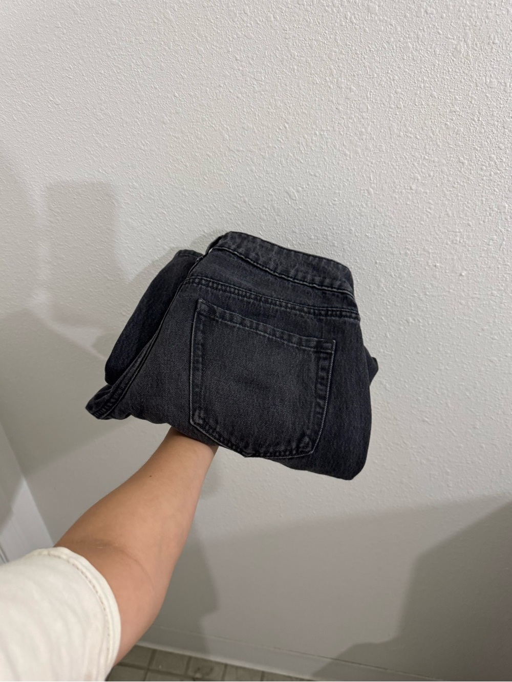 Black Hollister baggy jeans